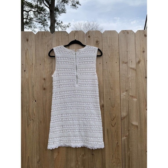 Dolce Vita Size Large Crochet Lace Dress Fully Lined Summer Beach Knit Spring - Picture 5 of 6
